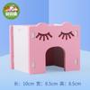 Suministros para juguetes de hámster Escalada Villa casa pequeña casa para esconderse Nido pequeño Nido para dormir Paraíso del Hámster Dorado casa de madera
