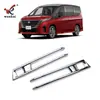 Adecuado para Nissan 23 Serena C28 Parachoques Delantero Especial Modificado Rejilla Marco Decorativo Brillante Cromado para Lámpara Antiniebla