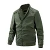 Chaqueta de Negocios para Hombre con Cuello Alto Transfronteriza 2026 Chaqueta de Béisbol Delgada Casual Ropa para Hombre de Comercio Exterior de Moda