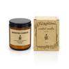 Vela aromática para el hogar, suministro transfronterizo, en caja de papel kraft, 8 oz, botella de vidrio para té, vela de aromaterapia de cera de soja