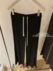 Pantalones Rectos Elásticos de Cintura Alta Estilo Coreano Adelgazantes con Cordón para Mujer Verano Simples y Versátiles Casuales