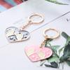 Llavero Creativo de Dibujos Animados Carta de Amor Luna Colgante para Bolsa de Llaves Exquisito Pequeño Regalo Accesorios Colgante al por Mayor