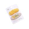Pasador con Pliegues Laterales, Pinza para Flequillo, Pinza para el Cabello para Mujer, Pinza BB, Regalo para el Día del Niño de Verano, Pasador Bordado Transfronterizo Estilo Coreano