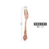 Acero inoxidable 410 estilo europeo retro hueco relieve corte imperial cuchara para hielo creativa cuchara mezcladora de mango largo cuchara para café