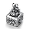 Atacado prata esterlina 925 retro prata tailandesa personalidade criativa pingente masculino quatro bestas divinas riqueza em tesouro selo joias