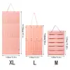 Bolsa colgante de fieltro para pinzas de pelo, pendientes y joyas; Bolsa de Almacenamiento para Colgar en la Pared para Pendientes, Collares y Accesorios