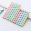 Clip Sellador de Alimentos Color Macarrón Multiusos Sello Fuerte A Prueba de Humedad Clip Conservador de Frescura Bolsa Universal para Snacks Té Leche en Polvo