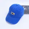 Gorra de béisbol infantil estilo europeo y americano transfronteriza, sombrero de sol lavado para primavera y otoño, gorra de pico suave estilo vintage desgastado para mujer, estilo para niños
