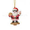 Bestseller Transfronteiriço Sixseven67 Papai Noel Decorações de Natal em Acrílico Decorações Divertidas