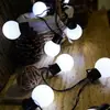 Cordão de Luzes LED Bola para Acampamento ao Ar Livre G50 Diâmetro Natal Estúdio Casamento Iluminação de Pátio Festival Luzes Decorativas