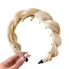 Faixa de Cabeça Onda de Malha com Glitter Fino Crânio Top Novo Estilo Feminino Diário Roupa Externa Faixa para Lavar o Rosto com Dentes Anti-derrapante Acessórios de Cabelo Feminino