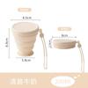Vaso de Agua Plegable Silicona de Grado Alimenticio Vaso Plegable Vaso Portátil para Enjuague Bucal Hombres y Mujeres Viaje Vaso para Cepillarse los Dientes Vaso para Camping al Aire Libre