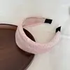 Diadema de lunares de ala ancha de nuevo estilo para mujer, nuevo modelo 2026, de alta gama y elegante para uso diario, diadema alta
