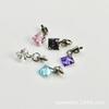 Brincos Pingente Estrela Coração Gota d'Água Quadrado Marquise Liga de Titânio Astmf-136 G23 Titânio Studs Cochlear Bala
