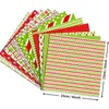 12 Folhas/Pacote Venda Quente Transfronteiriça Pacote de Materiais para Caderno Papel Colorido de Natal Material para Scrapbook Cartões Papel de Fundo