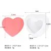 Jiahuimei Stereo Love Aromatherapy Vela Silicone Molde 5 Heart-shaped Gel Drop Handmade Sabonete Chocolate Grinding Tool
