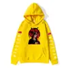 Talla europea para hombre sudadera Naruto hombre japonés sudadera con capucha estampada yuzhibo skunk sudadera Naruto holgada