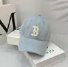 Bordado de Letra B Japonesa y Coreana Visera Curva Informal Moda Versátil Calle Top Suave Gorra Gorra de Béisbol Gorra de Pareja Estilo Nuevo