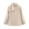 Ropa de Mujer al por Mayor Transfronteriza Estilo Europeo y Americano Primavera 2026 Nueva Moda Sencillo Blazer de Manga Larga con Cuello Bufanda