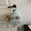 Mochila Estilo Coreano Bolinhas Ins Fofa Menta Fresca Bolinhas Ursinho Alta Aparência Para o Trabalho Grande Capacidade Mochila