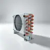 Trocador de calor para equipamentos de refrigeração industrial, tipo casco e tubo, tubo de cobre, duto de ar multi-poroso, acessórios para armários de refrigeração, venda direta do fabricante