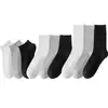 Calcetines para Hombre Negros y Blancos Grises Calcetines para Hombre Todo el Año Transpirables Absorbentes de Sudor Calcetas Tobilleras Calcetines de Media Pantorrilla Calcetines Largos Color Sólido Calcetines de Vestir Venta al por Mayor