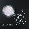 Macaron Estrela Coração Glitter Nail Art Glitter Conjunto Misto Multicolorido Estilo Menina Doce Girly Conjunto de Decoração Tridimensional