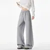 Otoño 2026 Nuevo Estilo Americano Diseño Patchwork Pantalones Deportivos de Moda Pantalones de Chándal Casual Sueltos para Hombre de Alta Gama
