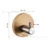 Soporte para cuchilla de afeitar de acero inoxidable 304 gancho de baño sin perforar soporte para maquinilla de afeitar enchufe de almacenamiento gancho gancho gancho estante para ganchos