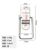 Jingmao Hardware Nova Caixa de Madeira Chinesa Oblíqua Assento D-Arch Ponte L Alça Acessórios Conexão Anel Caixa de Presente Bagagem