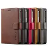 Adecuado para funda de cuero para teléfono plegable Samsung Z Fold 8, Fold 7/6/5/4 con hebilla, ranura para tarjetas y cubierta protectora con soporte