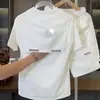 Conjunto de Dos Piezas de Camiseta y Shorts de Seda Helada Transpirables Perforados de Patchwork de Verano para Hombre, Alta Elasticidad, Holgado, Secado Rápido, Traje Deportivo Casual