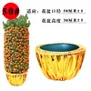 Saco Capa para Vaso de Flor Dourado Ano Laranja Tecido Dourado Flores de Ano Novo Capa para Vaso de Flor de Natal Capa para Vaso de Planta Verde Abertura Decoração de Festival Ma Ta Bao