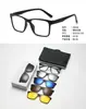 Nuevas Gafas de Sol Polarizadas con Clip Magnético 2026 para Hombres y Mujeres, Marco Cuadrado de Tr90, Clip Anti-UV para Conducir Visión Nocturna