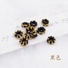 Seiko tejido a mano asiento de loto diy pulsera collar cuerda accesorios hilo dorado pequeños accesorios Agujero 3mm