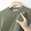 Suéter para Hombre de Mezcla de Lana y Modal Camiseta de Manga Larga 2026 Otoño e Invierno Nuevo Cálido Top Tejido Camiseta Base