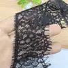 Fabricante de renda de cílios de 17 anos, oferecendo acabamento de renda ondulada não elástica de 5 cm para bainhas de roupas e saias
