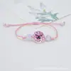 Fornecimento do Fabricante, Venda Quente Transfronteiriça, Pulseiras Tecidas Feitas à Mão em Jingdezhen Estilo Europeu e Americano com Flores Secas, Flores de Renda, Narcisos, Design Simples
