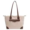 Bolso Grande de Lona Estilo Nuevo Primavera 2026, Bolso de Hombro de Gran Capacidad, Casual, Ligero, para el Trabajo, Viajes, Bolso Tote para Mujer