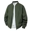Jaqueta baseball estilo americano para homens, nova versão fina de outono e inverno, jaqueta bomber versátil e moderna, casual, de corte solto