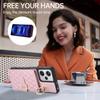 Venta al por mayor aplicable red mi note12Pro Funda de cuero con tarjetero de anillo a cuadros note11S bandolera funda protectora para mujer