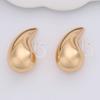 Aretes retro de alta calidad estilo francés con forma de gota de pegamento CCB, aretes de temperamento de lujo ligero, nuevos aretes de diseño Gentle