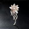 Broche de Moda Ropa de Mujer Suéter Cárdigan Corsage Pin Hebilla Joyería de Lujo Cristal de Imitación Día Corea del Sur Chaqueta Elegante