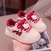 Tenis de piel para niña, colección de verano 2026, tenis blancos para niños, zapatos casuales para estudiantes, zapatos para niñas con correas de velcro