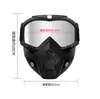 Capacete de motocross off-road, óculos de pilotagem, à prova de vento, à prova de areia, à prova de poeira, proteção UV, formato de caveira, óculos de proteção full-face