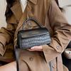 Bolsa Popular Feminina Nicho High-end Western Style Textura 2023 Nova Moda Commuter Shoulder Crossbody Bagel Bagel Bag