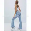 Ropa Rusa Comercio Exterior Jeans Mujer 2026 Nuevos Pantalones Micro Acampanados Temperamento Sencillo OZON/WB Dropshipping