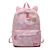 Mochila de Campus Estilo Japonês de Aparência Sofisticada, Bolsa Escolar Doce, Orelhas de Laço Fofas da Moda, Mochila de Grande Capacidade para Dinheiro