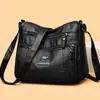Moda Atacado Bolsa Grande Feminina Nova Casual Simples Bolsa Tote para Mãe de Meia-idade Versátil Retro Bolsa de Ombro Transversal