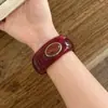 Pulsera de Resina Ancha de Estrella de Mar y Concha Dulce Fresca Picante para Mujer Estilo Vacaciones de Verano Joyería de Mano Exagerada Bohemia